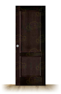 Puerta Corredera PM-1052-R de Interior Rústica Teñida Wengue D-2566