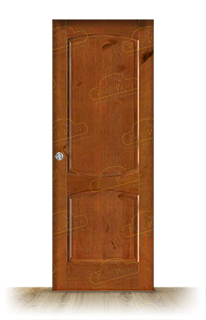 Puerta Corredera PM-1055-R de Interior Rústica Teñida Miel Oscuro D-2824