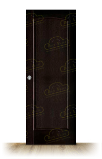 Puerta Corredera PM-1059-R de Interior Rústica Teñida Wengue D-3014