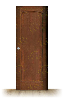 Puerta Corredera PM-1059-R de Interior Rústica Teñida Nogal D-2915