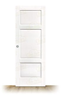 Puerta PM-1069-R Rústica de Interior de Madera Lacada en Blanco