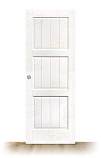 Puerta PM-1100-R Rústica de Interior de Madera Lacada en Blanco