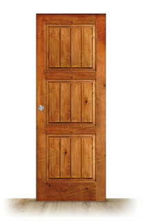 Puerta Corredera PM-1100-R de Interior Rústica Teñida Miel D-2824