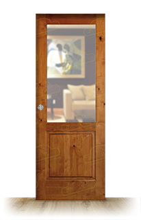 Puerta Corredera PM-1109-R ZV1 Miel de Interior Rústica Teñida Miel D-2824