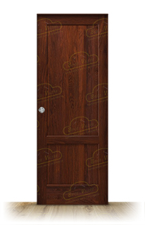 Puerta Corredera PM-120M-L de Interior Rústica Teñida Nogal D-2915