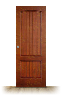 Puerta Corredera PM-Madrid-R de Interior Rústica Teñida Sapely D-5206