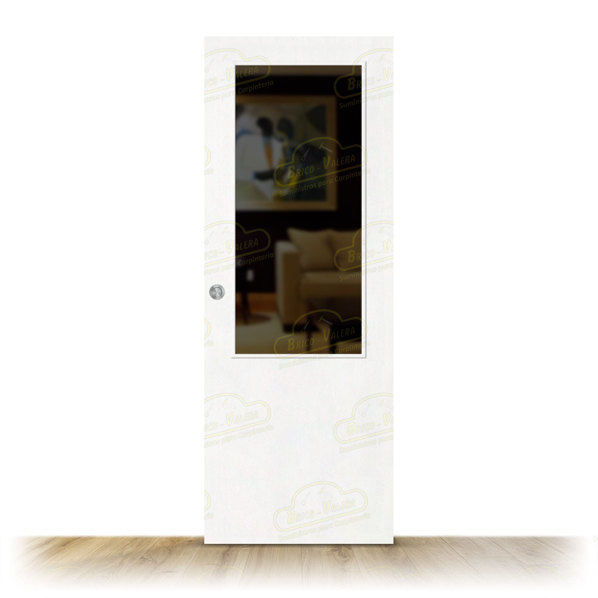 Puerta Corredera Melamina HL1 ZV1 Blanca de Interior