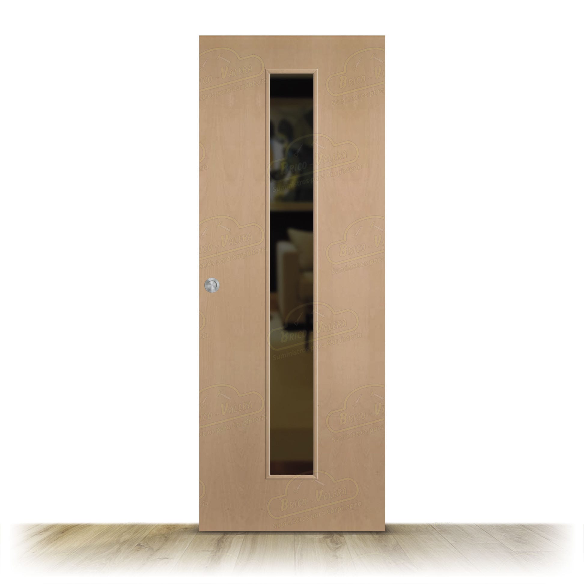 Puerta Corredera Melamina HL1 ZV1 Haya de Interior