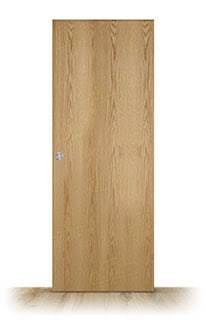 Puerta Corredera Melamina HL1 Roble de Interior