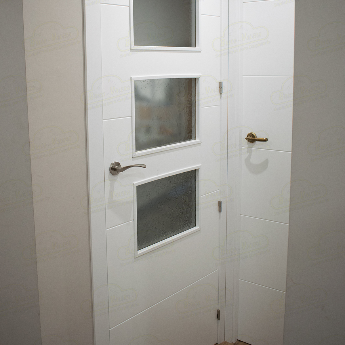 Puerta Corredera PVT5-BV4 de Interior Lacada Blanca