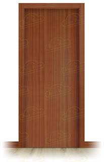 Puerta Maciza de Vaivén L1 Sapelly Moderna