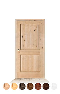 Puerta Serie 1100 de Exterior en Madera Maciza