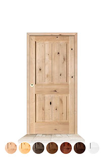 Puerta Serie 2100 de Exterior en Madera Maciza