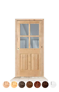 Puerta Serie 5100 de Exterior en Madera Maciza