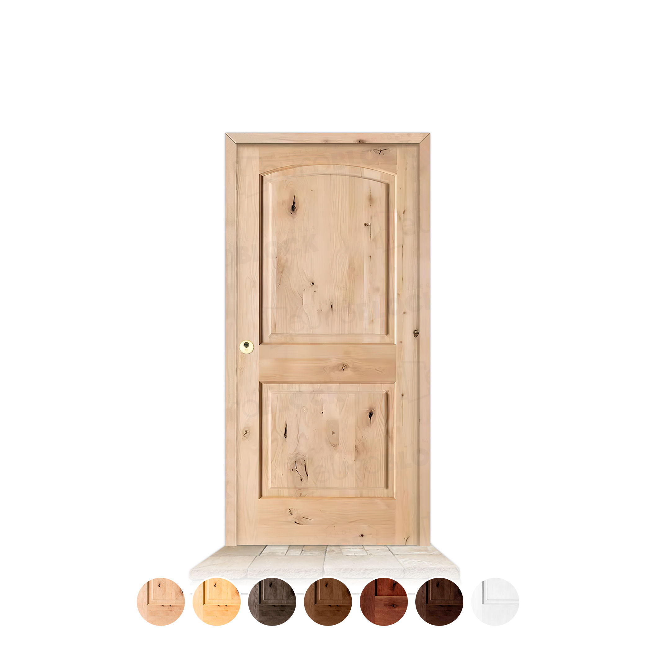 Puerta Serie 6100 de Exterior en Madera Maciza