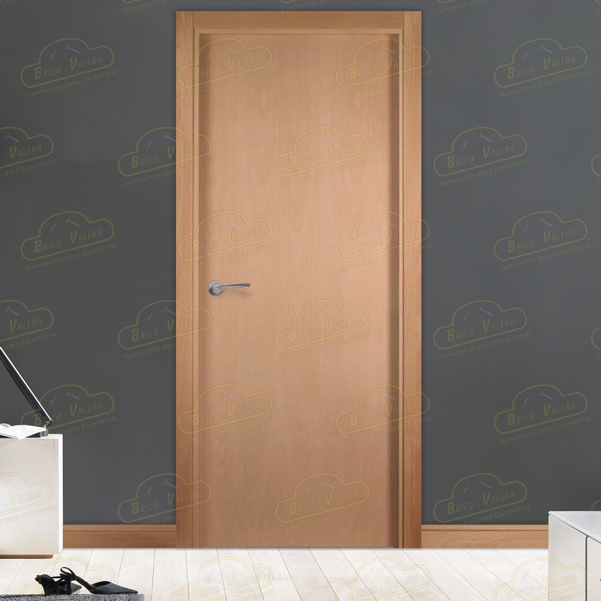 Puerta Melamina HL1 Haya de Interior en Block
